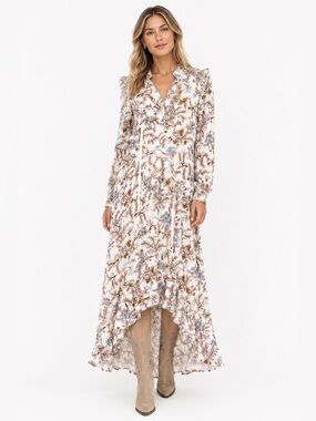 🤩Maje Floral High-Low Maxi Dress | Romantic Boho Chic 🤩